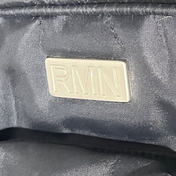 Black RMN Nylon Travel Messenger Laptop Notebook Tote Case Bag - Picture 6 of 16